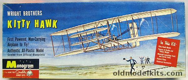 Monogram 1/40 Wright Brothers Kitty Hawk, PA30-98 plastic model kit